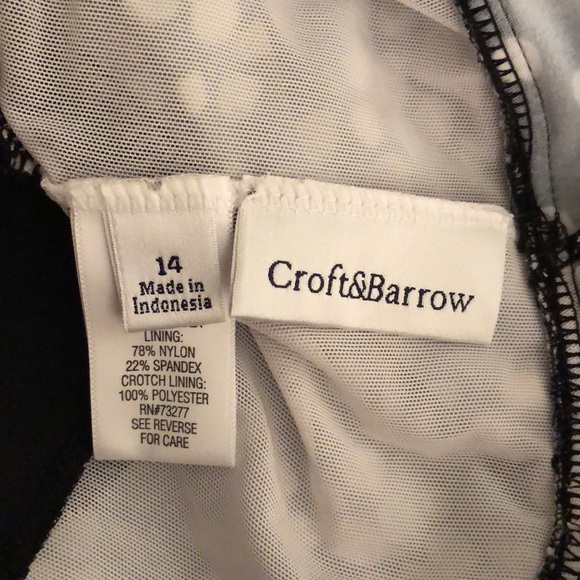 Cute ruffled one piece bathing suit w/ design - Picture 4 of 4